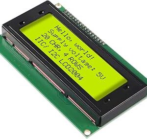 LCD 20×4 Display without I2C Module yellow